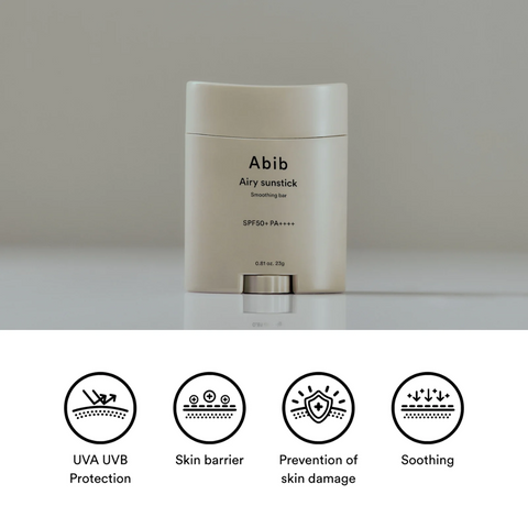 Abib Airy Sunstick Smoothing Bar SPF50+ Pa++++