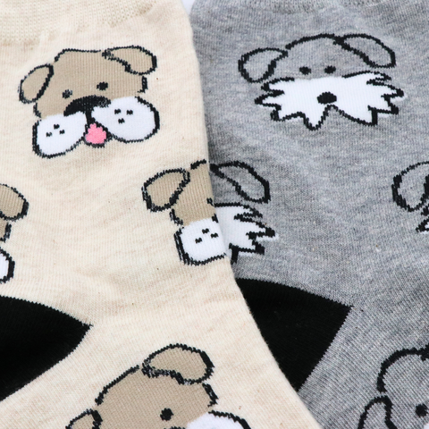 Aries Dog Print Long Crew Socks - 3 Colors