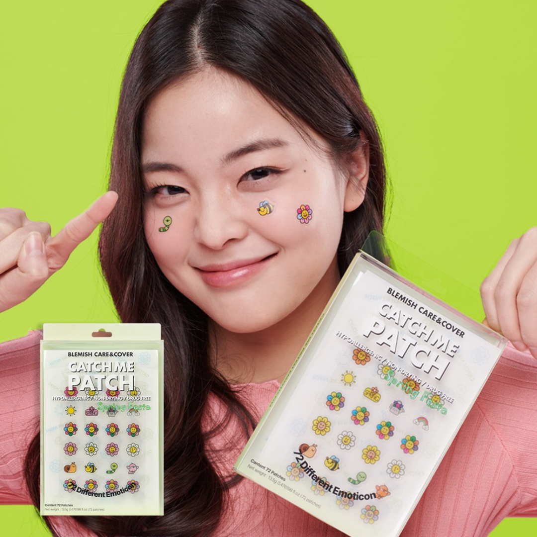 CATCH ME PATCH Emoticon Green (Spring Festa) - H ART