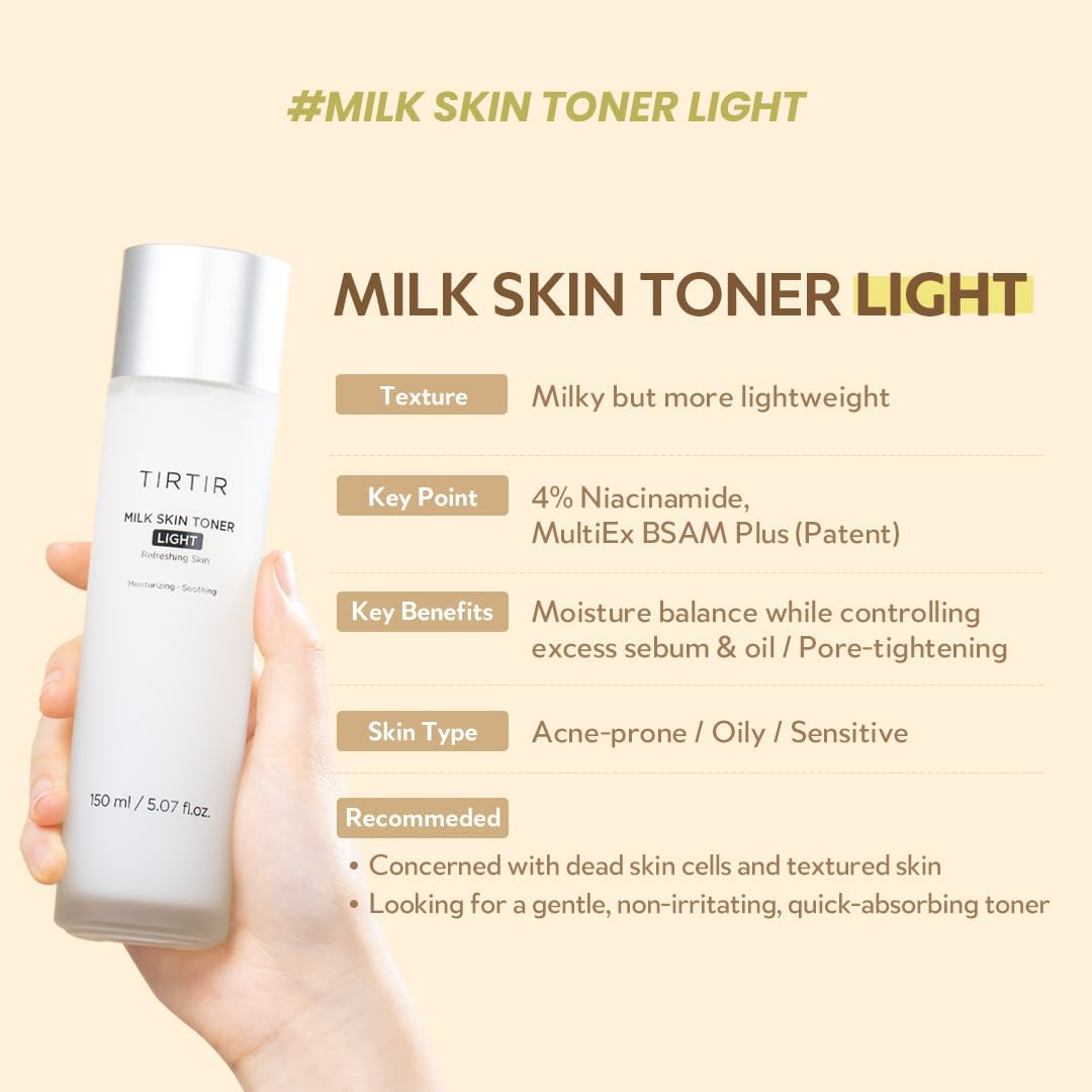 TIRTIR Milk Skin Toner Light 150ml - H ART