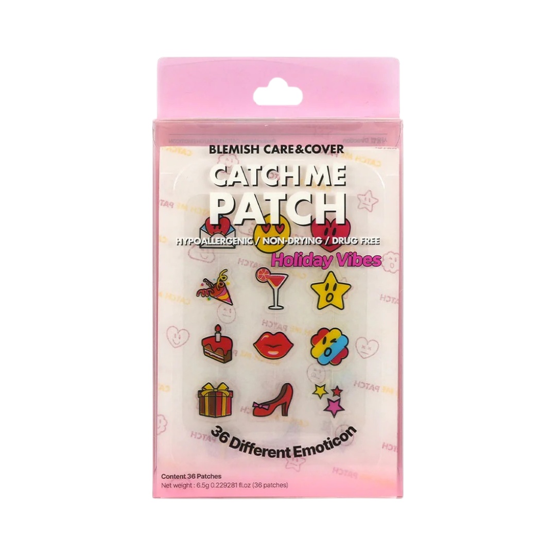 Catch Me Patch Emoticon Holiday Vibes 36pcs