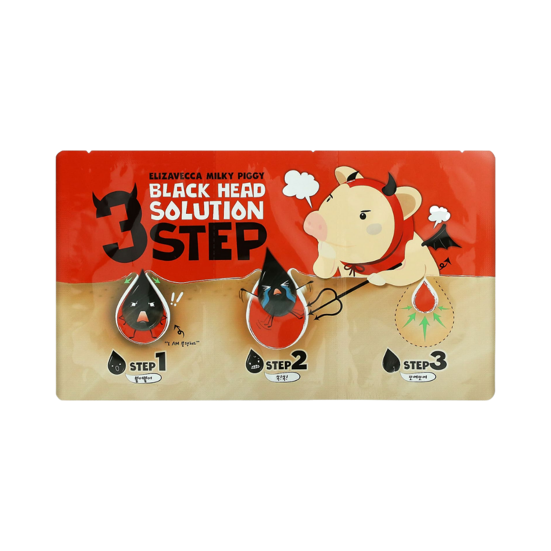 ELIZAVECCA Milky Piggy Black Head 3 Step Solution