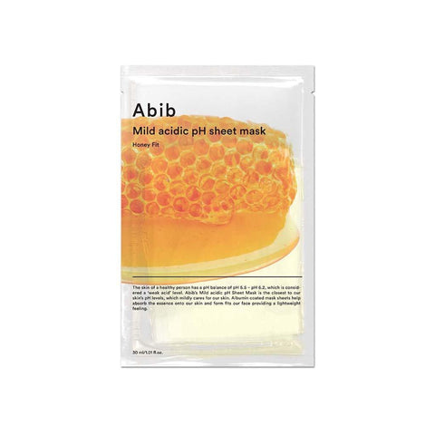 Abib Mild Acidic pH Sheet Mask - Honey Fit 1EA - H ART