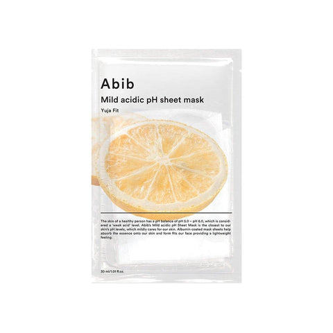 Abib Mild Acidic pH Sheet Mask - Yuja Fit 1EA - H ART