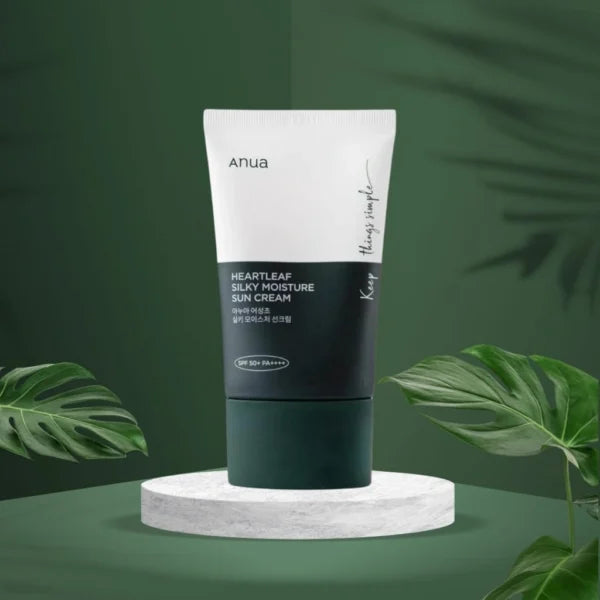 ANUA Heartleaf Silky Moisture Suncream 50ml