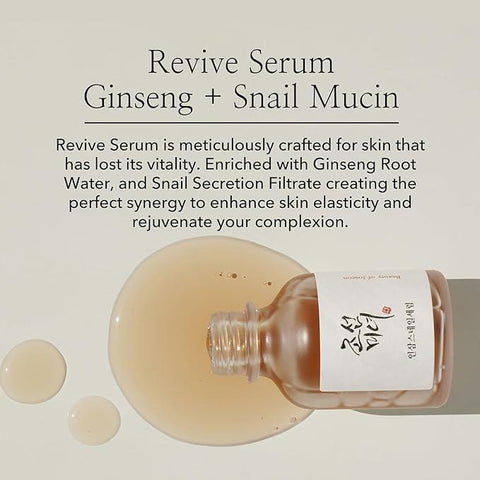 Beauty of Joseon Revive Serum : Ginseng + Snail Mucin - H ART