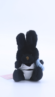 H ART Bikini Bunny Keyring Black