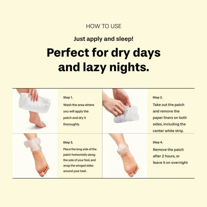 Baren Shea Butter Sleeping Heel Patch 2EA