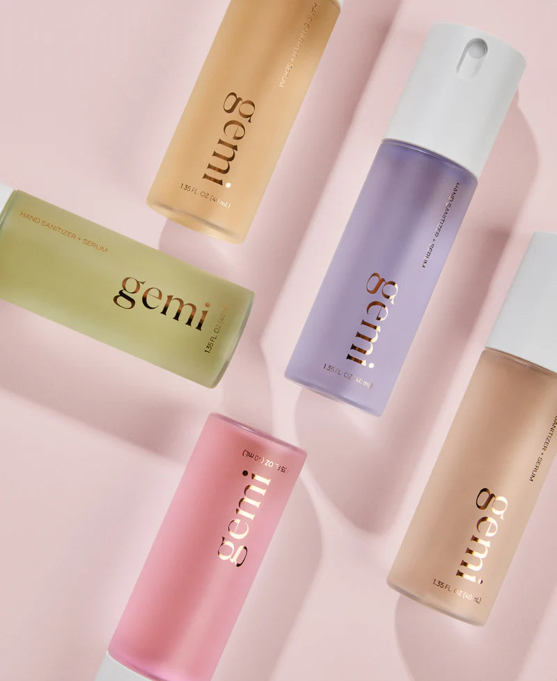 gemi Hand sanitizer + Serum - 5 Types