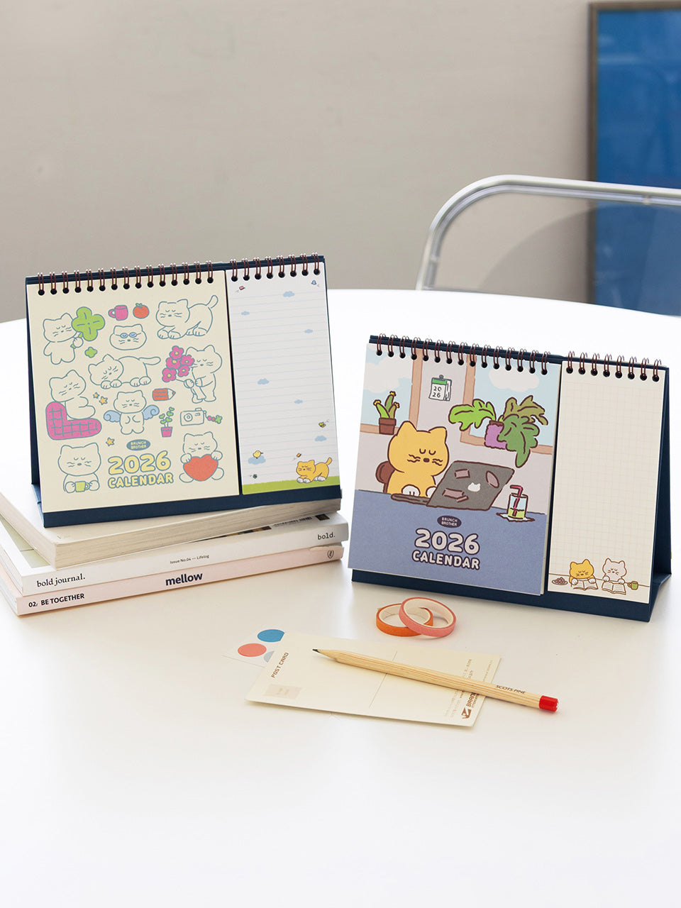 Brunch Brother 2026 Desk Calendar - 2 Types