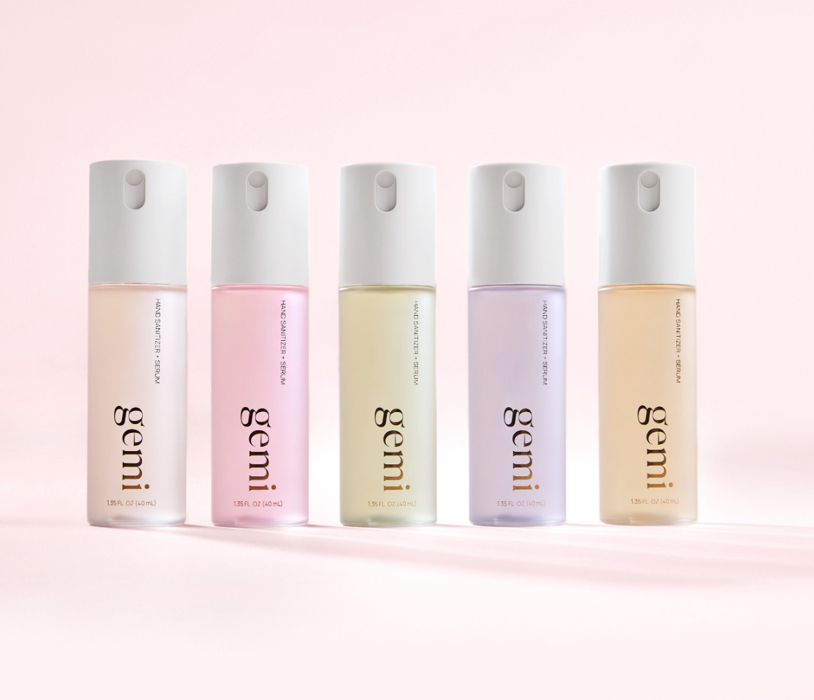 gemi Hand sanitizer + Serum - 5 Types