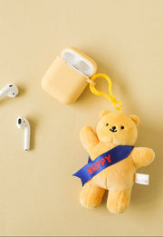 Dailylike Jelly Bear Stuffed Toy Keyring 02 Mango