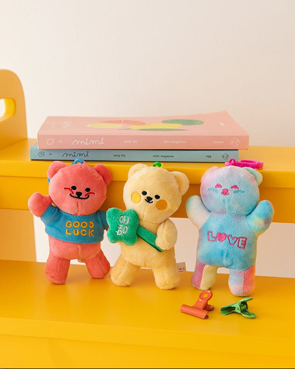 Dailylike Jelly Bear Baby Doll Keyring 01 Good Fortune