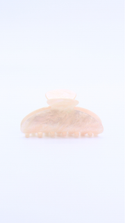 H ART Marble Hair Claw Clip Pink