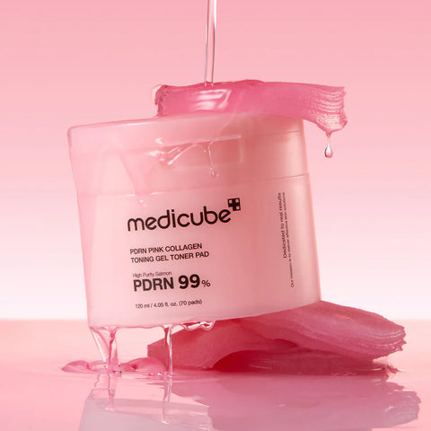 Medicube PDRN Pink Collagen Toning Gel Toner Pads (70 pads)