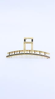 H ART Metal Line Hair Claw Clip Gold