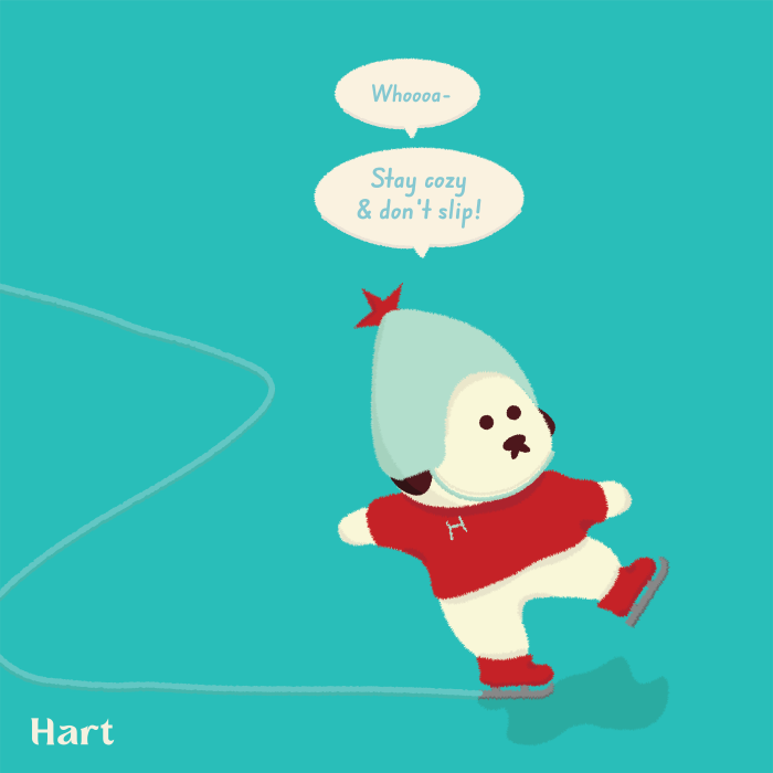 H ART Little Puppy Holiday Card - 3 Types